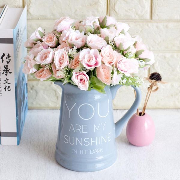 decorative flowers & wreaths model artificial flower grade silk home decoration room floral multi-headed western rose
decorative flowers & wreaths model artificial flower grade silk home decoration room floral multi-headed western rose