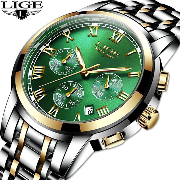 wristwatches 2021 lige gold steel watch for men watches quartz date clock male business casual style relogio masculino, Slivery;brown
wristwatches 2021 lige gold steel watch for men watches quartz date clock male business casual style relogio masculino, Slivery;brown