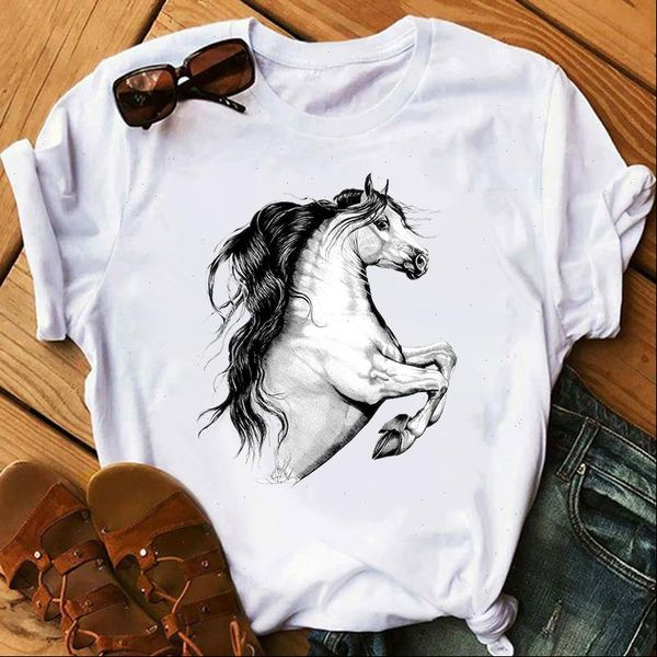 horse head women print t shirt aesthetic art female summer casual tshirt harajuku short sleeve streetwear girl shir, White
horse head women print t shirt aesthetic art female summer casual tshirt harajuku short sleeve streetwear girl shir, White