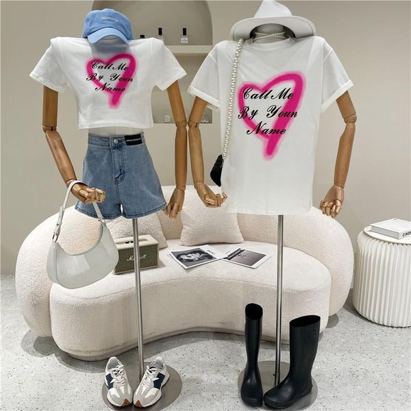 women's t-shirt two styles spring summer 2021 fashion love print loose and versatile design short sleeve bottoming, White
women's t-shirt two styles spring summer 2021 fashion love print loose and versatile design short sleeve bottoming, White