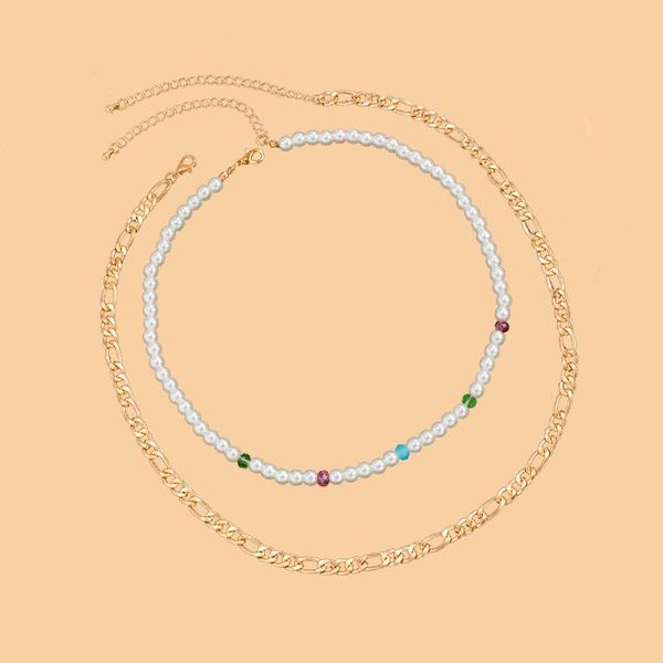 chokers purui layered thick chain pearl choker necklace for men/women fashion y2k beaded necklaces on the neck 2021 jewelry collar, Golden;silver
chokers purui layered thick chain pearl choker necklace for men/women fashion y2k beaded necklaces on the neck 2021 jewelry collar, Golden;silver