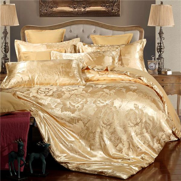 bedding sets jacquard set 2021 flower bed linens camel golden duvet cover 4pcs/set size bedclothes home textile
bedding sets jacquard set 2021 flower bed linens camel golden duvet cover 4pcs/set size bedclothes home textile