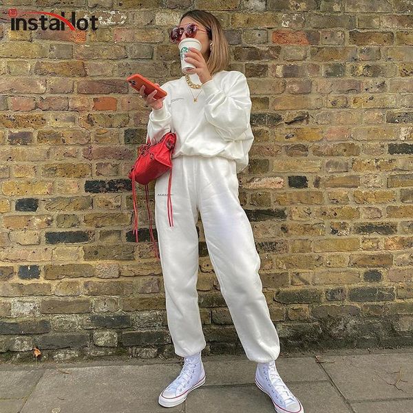 women sweatpant letter print cotton cargo pant autumn loose casual jogger baggy trousers 2021 streetwear solid pants women's & capris, Black;white
women sweatpant letter print cotton cargo pant autumn loose casual jogger baggy trousers 2021 streetwear solid pants women's & capris, Black;white