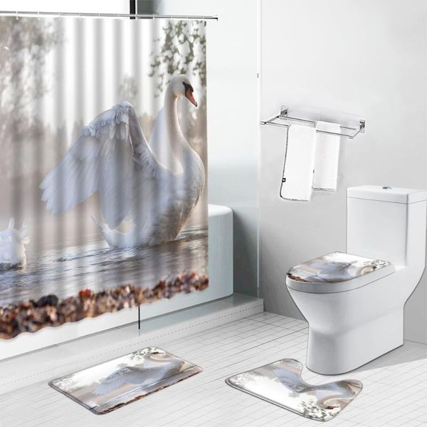 shower curtains white swan bird beautiful animal child bathroom curtain set flannel non-slip rug toilet cover mat kitchen carpet
shower curtains white swan bird beautiful animal child bathroom curtain set flannel non-slip rug toilet cover mat kitchen carpet