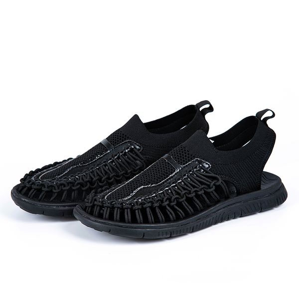 Male Handmade Weave Seaside Beach Mens Elastic Sandals Summer Sandals Men Shoes Design Bohemia Sandals Comfortable Casual Shoes, Black
Male Handmade Weave Seaside Beach Mens Elastic Sandals Summer Sandals Men Shoes Design Bohemia Sandals Comfortable Casual Shoes, Black