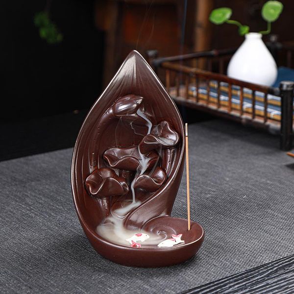 backflow incense setter ceramic xiang art holder ornament for home office qjs shop fragrance lamps
backflow incense setter ceramic xiang art holder ornament for home office qjs shop fragrance lamps
