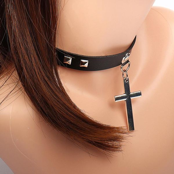 pendant necklaces fashion simple black flannelette cross necklace women's wedding party choker jewellery charming lady's clavicle, Silver
pendant necklaces fashion simple black flannelette cross necklace women's wedding party choker jewellery charming lady's clavicle, Silver