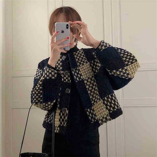 warm streetwear color-hit high waist plaid vintage girls woolen stylish women retro office lady coats 210525, Black;brown
warm streetwear color-hit high waist plaid vintage girls woolen stylish women retro office lady coats 210525, Black;brown
