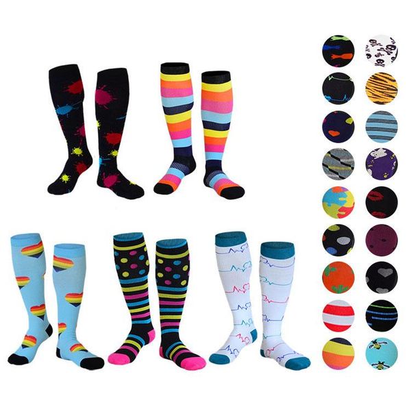 men's socks compression knee high varicose veins sports running 20-30mmgh travel nurses stocking men women, Black
men's socks compression knee high varicose veins sports running 20-30mmgh travel nurses stocking men women, Black