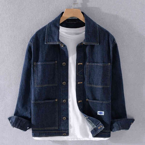 men's t-shirts spring and autumn casual of jacket fashion japanese trendy shirts for men pure cotton retro denim shirt mens gbgs, White;black
men's t-shirts spring and autumn casual of jacket fashion japanese trendy shirts for men pure cotton retro denim shirt mens gbgs, White;black