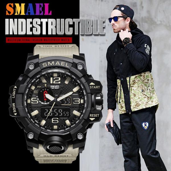 style mens sports watches waterproof digital led military watch men casual electronics wristwatches relojes, Slivery;brown
style mens sports watches waterproof digital led military watch men casual electronics wristwatches relojes, Slivery;brown