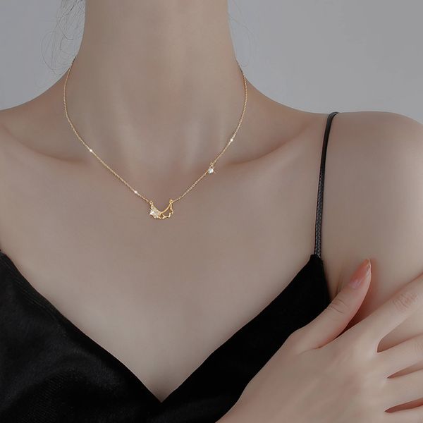 the wings of the angel necklace light excessive niche new female clavicle design feeling delicate necklace chain, Silver
the wings of the angel necklace light excessive niche new female clavicle design feeling delicate necklace chain, Silver