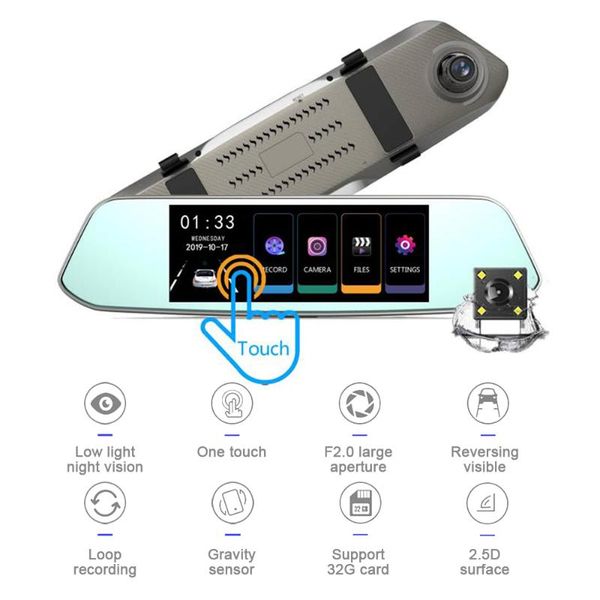 inches hd 1080p car dvr touch screen stream media dual lens auto video recorder rearview mirror dash cam front and rear camera dvrs
inches hd 1080p car dvr touch screen stream media dual lens auto video recorder rearview mirror dash cam front and rear camera dvrs