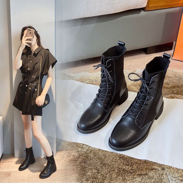 boots martin winter knitted breathable motorcycle fashion all-match platform low heel women's boots, Black
boots martin winter knitted breathable motorcycle fashion all-match platform low heel women's boots, Black