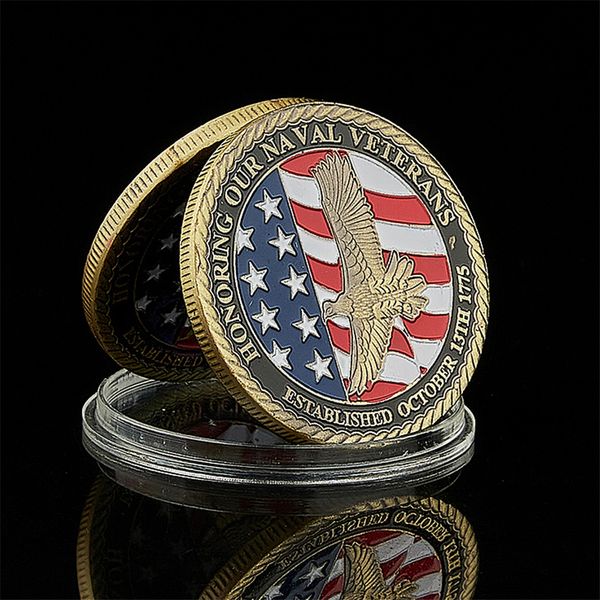 crafts us military navy honoring our naval veterans established october 13th metal copper challenge coin
crafts us military navy honoring our naval veterans established october 13th metal copper challenge coin