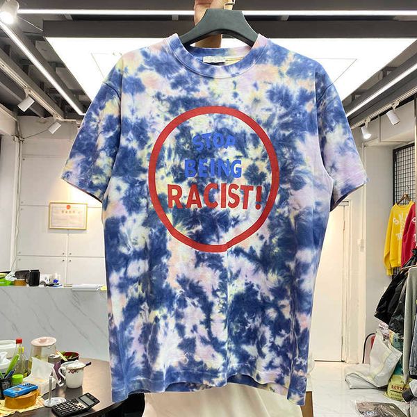 gary dept hip hop tie dyed short sleeve men's and women's loose round neck casual circle letter summer t-shirt, White;black
gary dept hip hop tie dyed short sleeve men's and women's loose round neck casual circle letter summer t-shirt, White;black