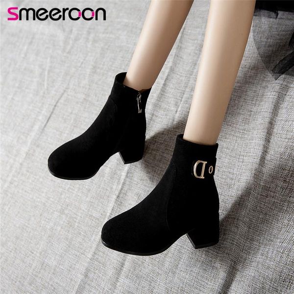 boots smeeroon 2021 winter arrival women's rouns toe dress shoes ladies ankle fashion black female
boots smeeroon 2021 winter arrival women's rouns toe dress shoes ladies ankle fashion black female