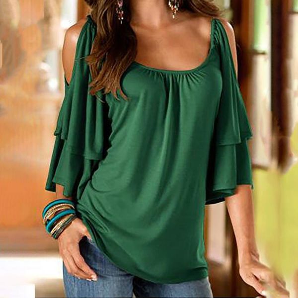 women's blouses & shirts summer plus size harajuku off the shoulder women y2k clothes casual solid color basic short sleeve o-neck #f3, White
women's blouses & shirts summer plus size harajuku off the shoulder women y2k clothes casual solid color basic short sleeve o-neck #f3, White