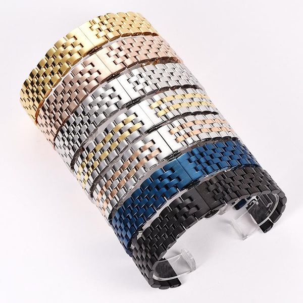 watch bands band premium solid stainless steel bracelet straps wristband, Black;brown
watch bands band premium solid stainless steel bracelet straps wristband, Black;brown