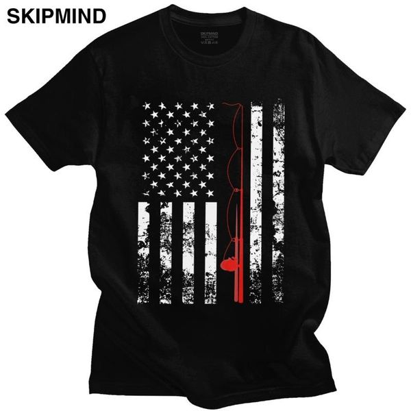 humor american flag fishing rod usa patriotic gift t-shirt men grunge short sleeve fish fisherman casual t shirt soft cotton tee, White;black
humor american flag fishing rod usa patriotic gift t-shirt men grunge short sleeve fish fisherman casual t shirt soft cotton tee, White;black