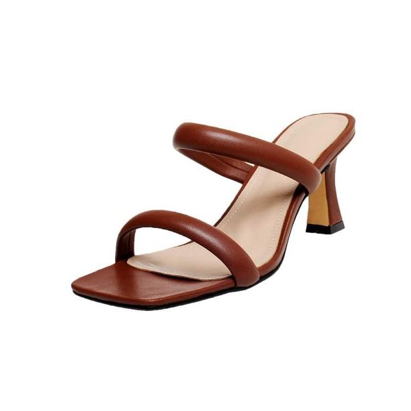 big size comfortable slingback high heels summer mules sweet brand concise peep toe dress slip on women sandals l5f1 shoes, Black
big size comfortable slingback high heels summer mules sweet brand concise peep toe dress slip on women sandals l5f1 shoes, Black