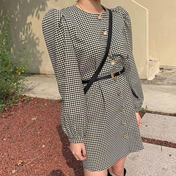 casual dresses vanovich korean style women dress spring and autumn 2022 round neck ladies single-breasted clothing, Black;gray
casual dresses vanovich korean style women dress spring and autumn 2022 round neck ladies single-breasted clothing, Black;gray