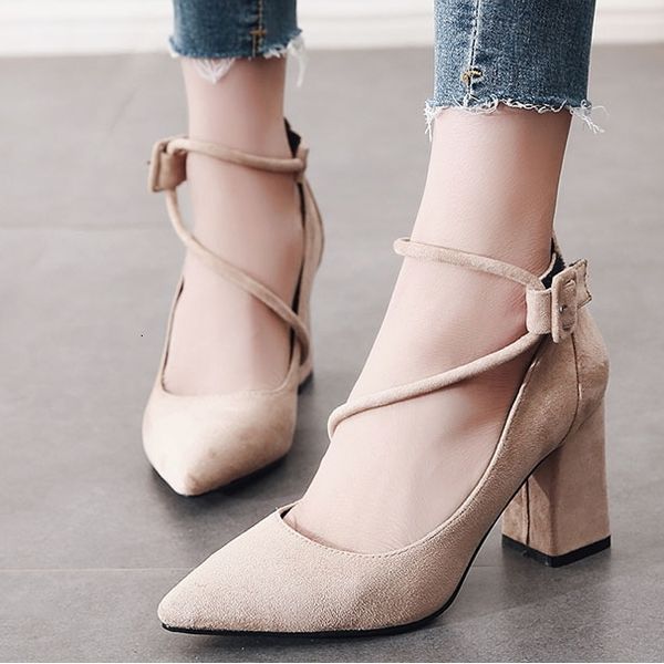 fashion high heels women pumps summer shoes thick heel comfort woman ankle strap heeled h0077 ga7i, Black
fashion high heels women pumps summer shoes thick heel comfort woman ankle strap heeled h0077 ga7i, Black