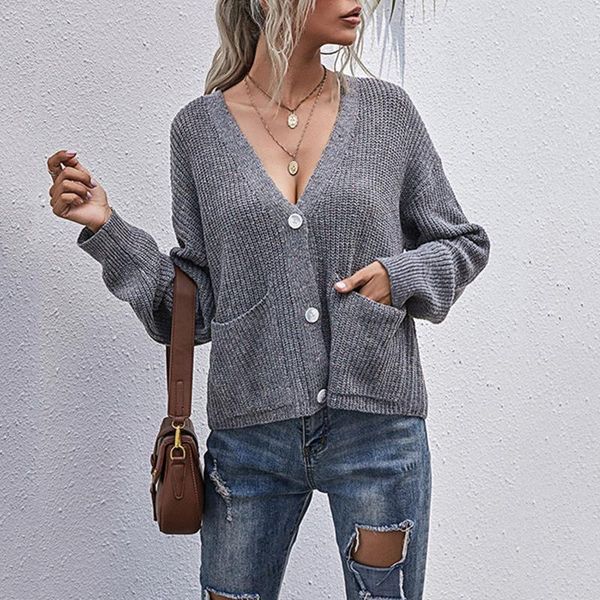 women's sweaters lazy style knitted sweater sen series solid color dot long sleeved button up cardigan korean fashion coat, White;black
women's sweaters lazy style knitted sweater sen series solid color dot long sleeved button up cardigan korean fashion coat, White;black
