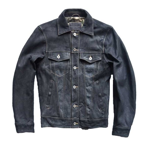 men's leather & faux fast genuine jacket vintage motorcycle biker black cowhide coat
men's leather & faux fast genuine jacket vintage motorcycle biker black cowhide coat