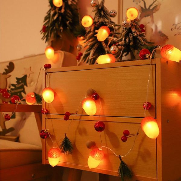 strips christmas decoration pinecone bell lamp string pine needle decor led for home hanging tree ornament 2m
strips christmas decoration pinecone bell lamp string pine needle decor led for home hanging tree ornament 2m