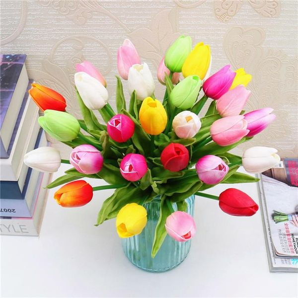decorative flowers & wreaths 9pcs mini pu tulip artificial flower fake silk bridal wedding home diy decoration ornament q36
decorative flowers & wreaths 9pcs mini pu tulip artificial flower fake silk bridal wedding home diy decoration ornament q36