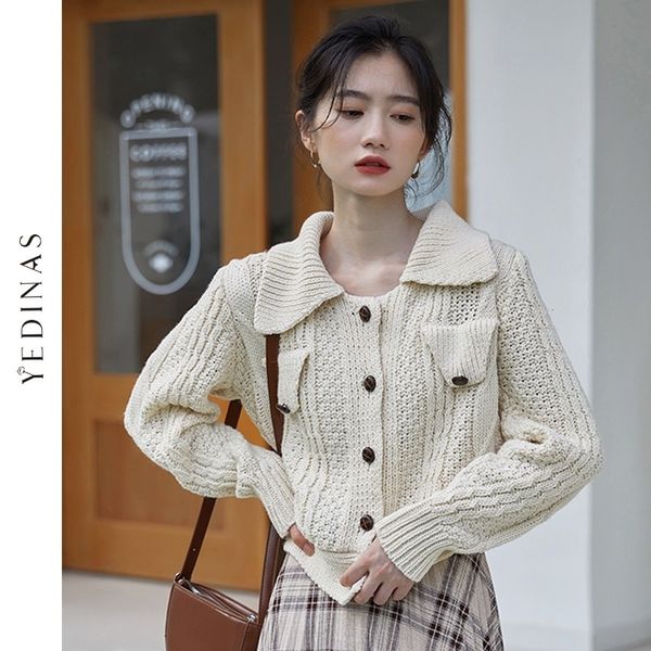 yedinas winter women sweaters and cardigans long sleeve knit sweater jumper sweet cardigan korean style autumn 210527, White;black
yedinas winter women sweaters and cardigans long sleeve knit sweater jumper sweet cardigan korean style autumn 210527, White;black