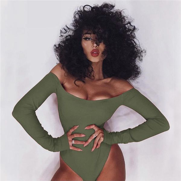women's jumpsuits & rompers 2021 bodysuits solid color women bodycon jumpsuit off shoulder long sleeve body suits skinny one piece, Black;white
women's jumpsuits & rompers 2021 bodysuits solid color women bodycon jumpsuit off shoulder long sleeve body suits skinny one piece, Black;white