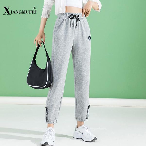 women's pants & capris woman all-match solid color sports loose high waist harem ankle-length elastic band casual trousers with pockets, Black;white
women's pants & capris woman all-match solid color sports loose high waist harem ankle-length elastic band casual trousers with pockets, Black;white