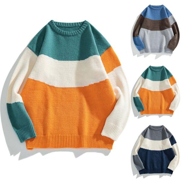 women's sweaters 2021 women and men harajuku hip hop sweater pullover streetwear splice 3 color knitted retro korean autumn #t3g, White;black
women's sweaters 2021 women and men harajuku hip hop sweater pullover streetwear splice 3 color knitted retro korean autumn #t3g, White;black