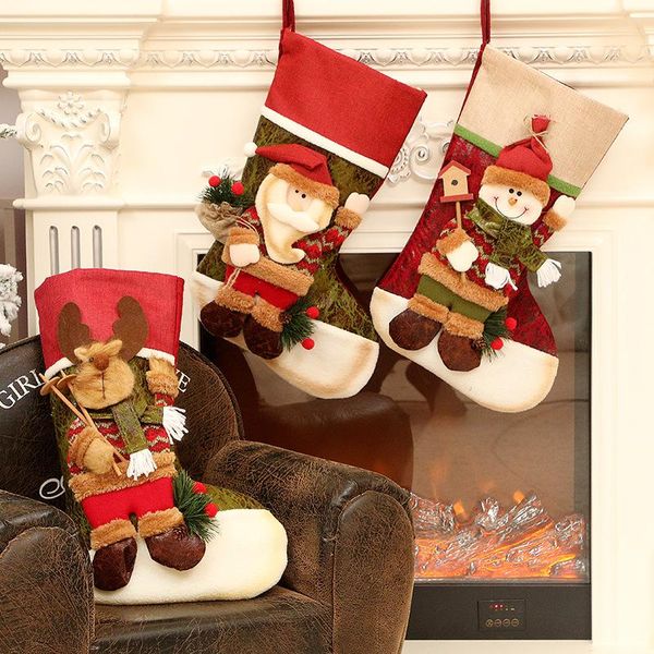 christmas decorations 29*45cm party xmas tree hanging decor cartoon deer santa snowman doll stocking sock kids gift chocolates candy bags
christmas decorations 29*45cm party xmas tree hanging decor cartoon deer santa snowman doll stocking sock kids gift chocolates candy bags