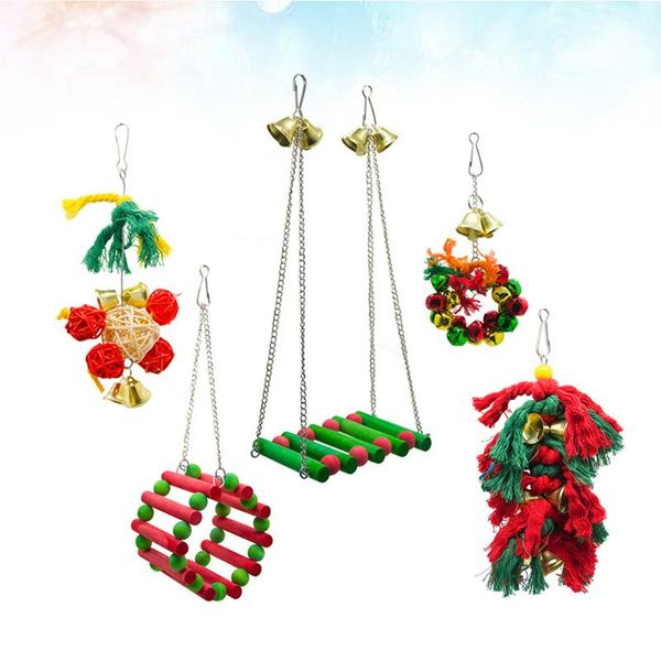 other bird supplies 5pcs christmas parrot swing funny chain hanging cotton rope chewing playing
other bird supplies 5pcs christmas parrot swing funny chain hanging cotton rope chewing playing
