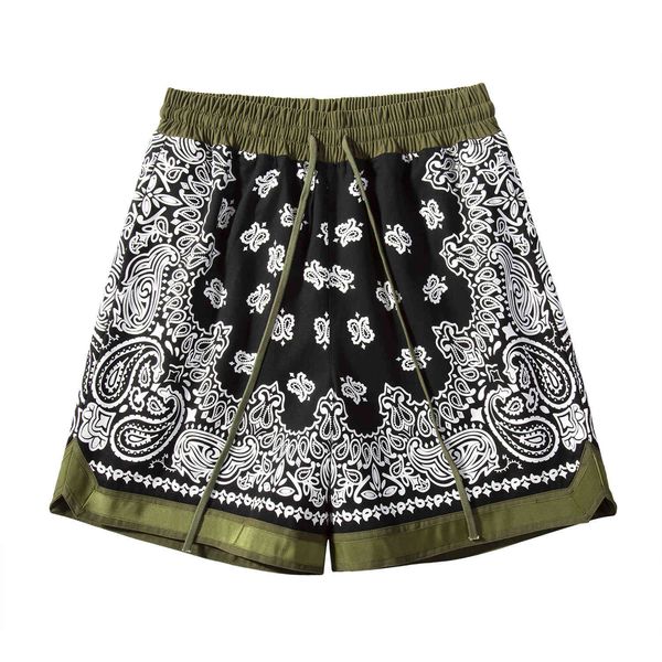 shorts summer men's fashion simple cashew flower three colors beach pants, White;black
shorts summer men's fashion simple cashew flower three colors beach pants, White;black