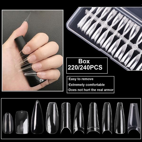 false nails 220/240pcs oval square stiletto coffin fake sets short /long tips half/full cover nail manicure, Red;gold
false nails 220/240pcs oval square stiletto coffin fake sets short /long tips half/full cover nail manicure, Red;gold