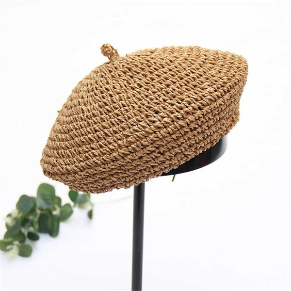 wide brim hats 2021 handmade women berets french female straw designer girl flat cap knit black beret gifts for woman summer #l5, Blue;gray
wide brim hats 2021 handmade women berets french female straw designer girl flat cap knit black beret gifts for woman summer #l5, Blue;gray