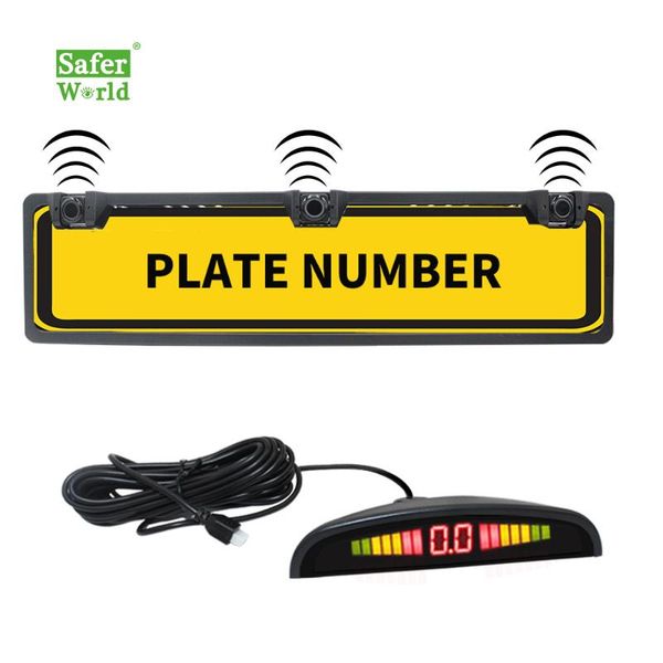 car rear view cameras& parking sensors buzzer alarm obstacle detection led display backup radar ultrasonic europe license plate frame sensor
car rear view cameras& parking sensors buzzer alarm obstacle detection led display backup radar ultrasonic europe license plate frame sensor