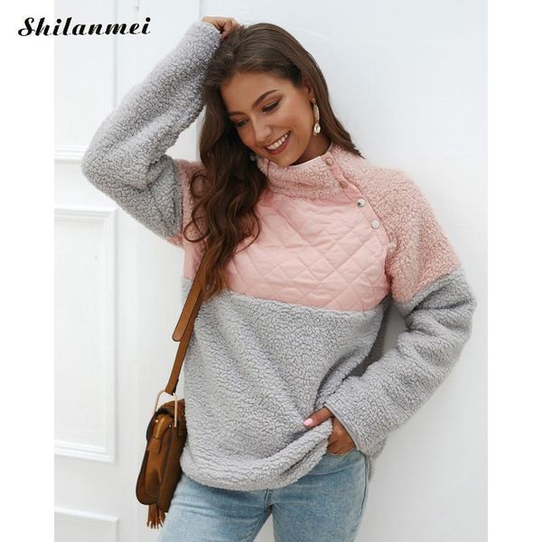 women's hoodies & sweatshirts women turtleneck gray pink fleece hoodie for 2021 autumn winter warm pullover female plush cashmere, Black
women's hoodies & sweatshirts women turtleneck gray pink fleece hoodie for 2021 autumn winter warm pullover female plush cashmere, Black