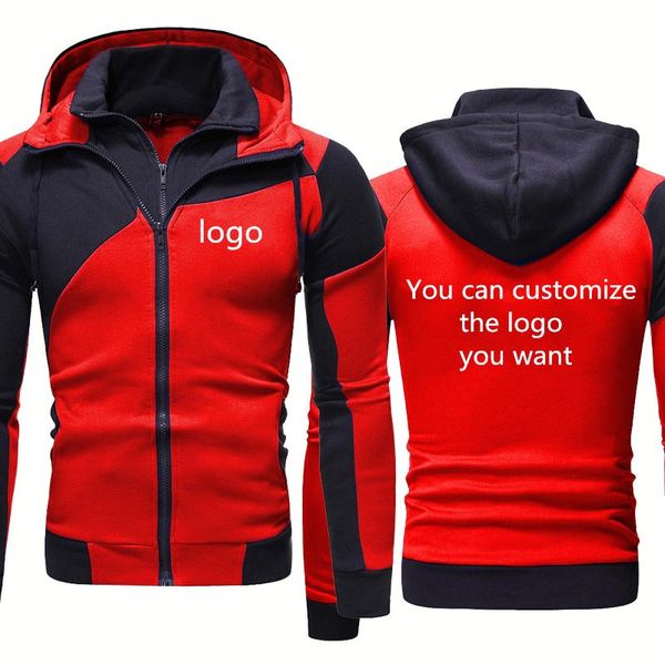 men's jackets spring autumn stitching can custom logo fashion casual fake two pure cotton zip sweatshir, Black;brown
men's jackets spring autumn stitching can custom logo fashion casual fake two pure cotton zip sweatshir, Black;brown