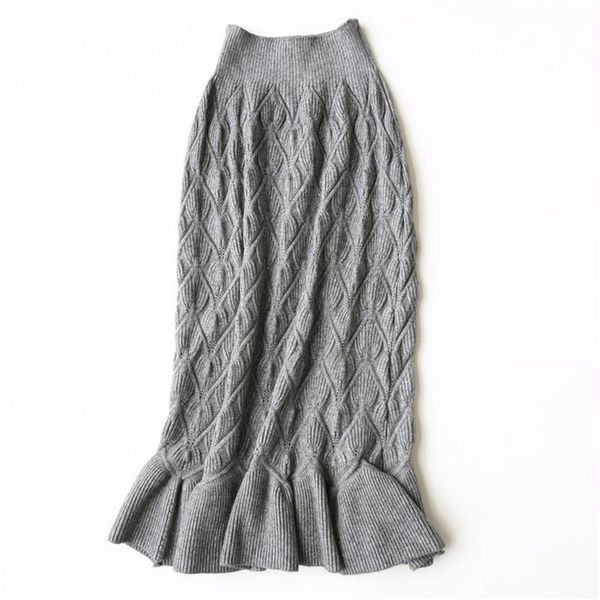 skirts high waist skirt women 2021 autumn and winter knit ruffle knitted mid-long sweater saia ev249, Black
skirts high waist skirt women 2021 autumn and winter knit ruffle knitted mid-long sweater saia ev249, Black