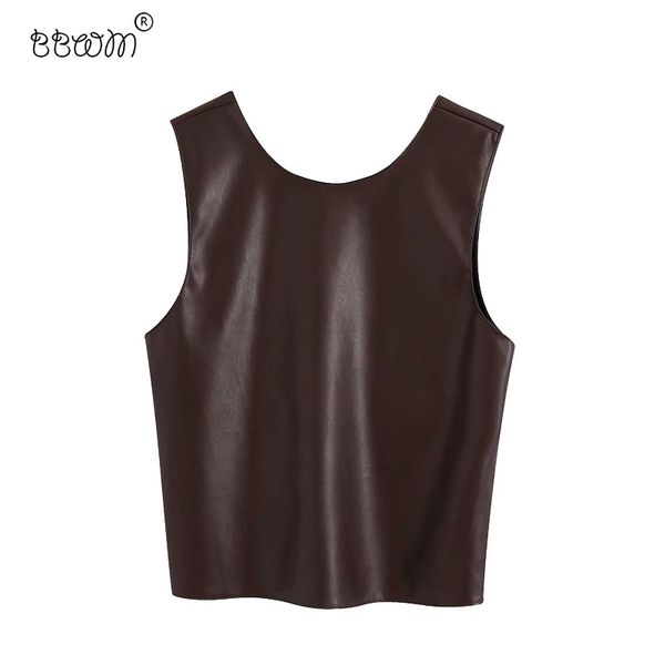 women elegant fashion faux leather cropped blouses vintage backless cross side zipper shirts female chic 210520, White
women elegant fashion faux leather cropped blouses vintage backless cross side zipper shirts female chic 210520, White