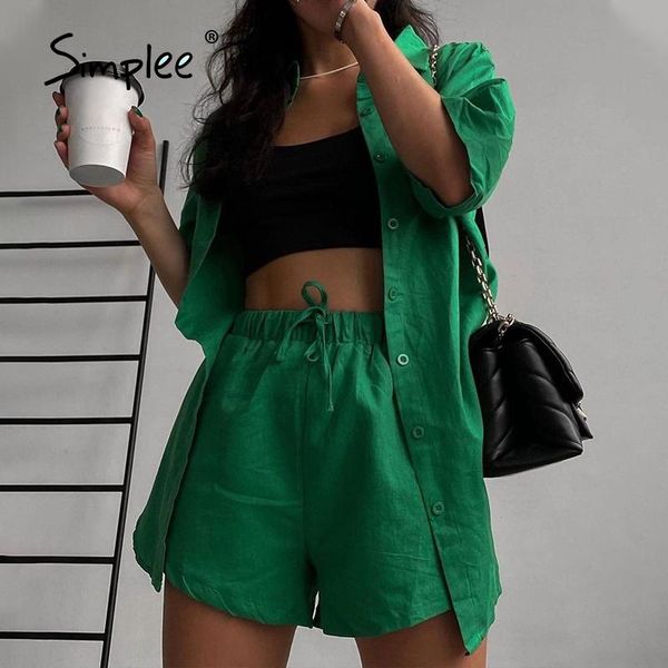 women's tracksuits simplee casual lace up short sleeve summer sets women loose shirt collar button clothing solid elastic waist suit 20, Gray
women's tracksuits simplee casual lace up short sleeve summer sets women loose shirt collar button clothing solid elastic waist suit 20, Gray