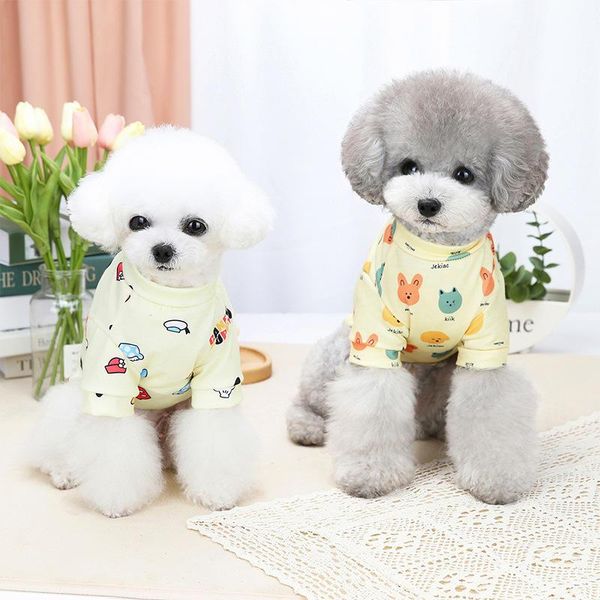 amoi cartoon full print t-shirt simple imitation cotton pet clothes pomeranian small and medium-sized dogs dog apparel
amoi cartoon full print t-shirt simple imitation cotton pet clothes pomeranian small and medium-sized dogs dog apparel