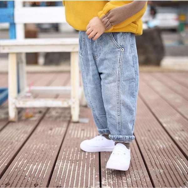 winter plus plush jeans 0-9 years old baby kids pants solid elastic waist all-match boys and girls trousers thicken clothes, Blue
winter plus plush jeans 0-9 years old baby kids pants solid elastic waist all-match boys and girls trousers thicken clothes, Blue