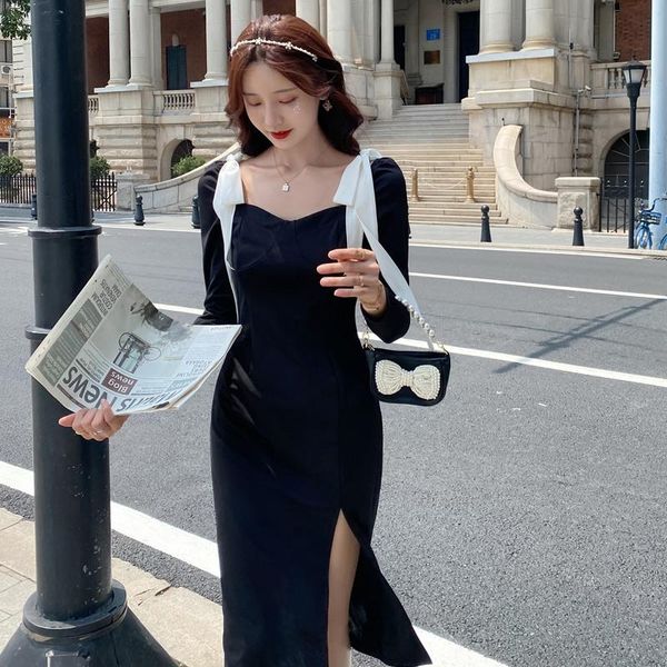 casual dresses of 2021 vintage hepburn atmosphere quality, cultivate morality split little black dress long skinny advanced, Black;gray
casual dresses of 2021 vintage hepburn atmosphere quality, cultivate morality split little black dress long skinny advanced, Black;gray
