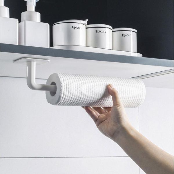 no punch roll paper towel rack holder cabinet napkins hanger cling film storage kitchen & organization
no punch roll paper towel rack holder cabinet napkins hanger cling film storage kitchen & organization